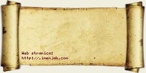 Anđela Čikarić vizit kartica